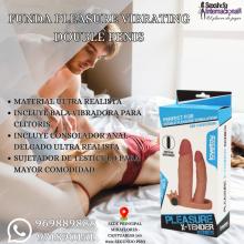 FUNDA EXTENSION-DOBLE PENETRACION-CON ESTIMULADOR CLITORAL-REALISTICO-SEXSHOP LIMA 97190151 